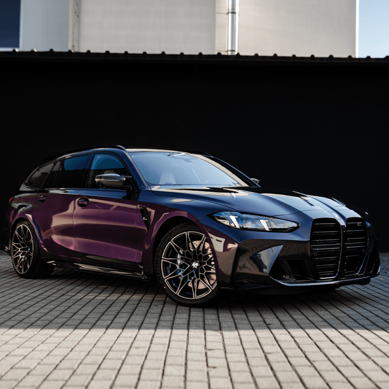 BMW M3 Competition Touring Techno Violet